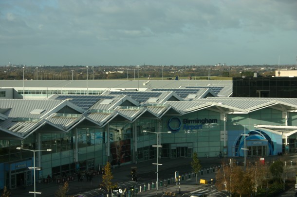 Birmingham Airport goes solar