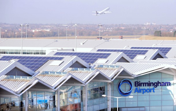 Birmingham Airport goes solar